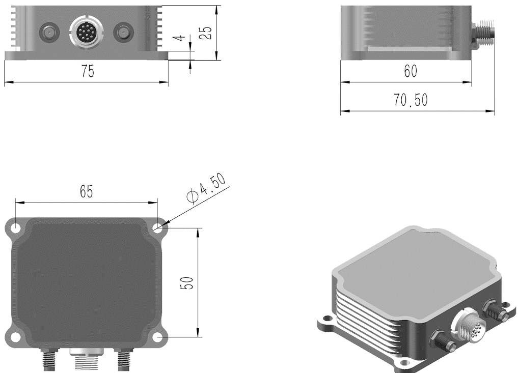 HI32 mechanical dimensions